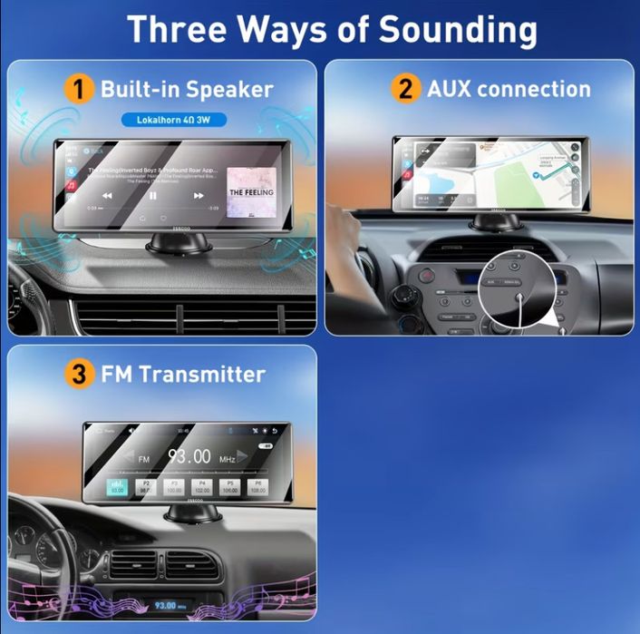 Мултимедия 10.26 инча с carplay и androidauto