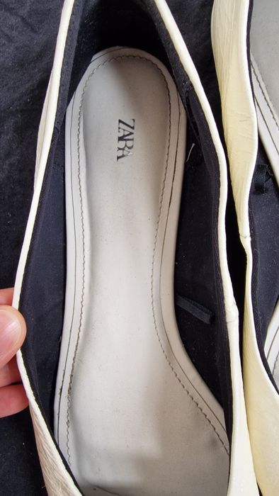 Zara балетки 38 белые