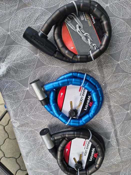 Antifurt Bicicletă / Trotinetă Walfort Snake Lock – 23 mm x 1 m, NOU