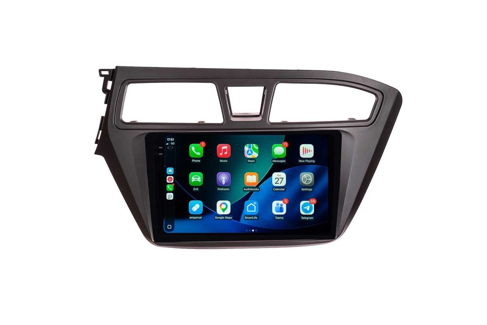Navigatie Hyundai I20 Android 14 , Carplay Wireless , Android Auto + Camera Marsarier
