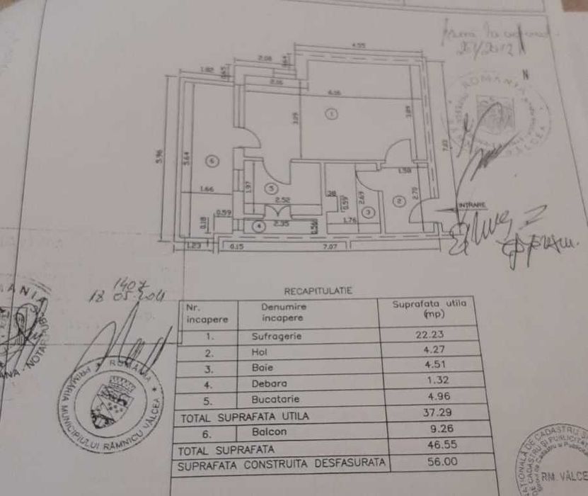 Studio Premium 46,55 mp, Pe Faleza Oltului, Etaj 2 (Bloc cu 2 etaje)