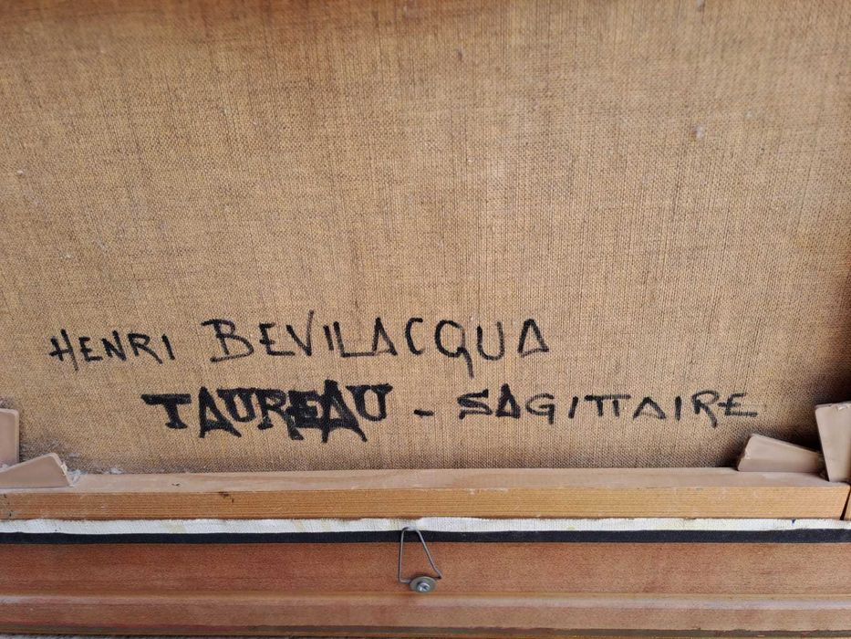 tablou pictura pe panza Henri Bevilacqua 73/64 cm