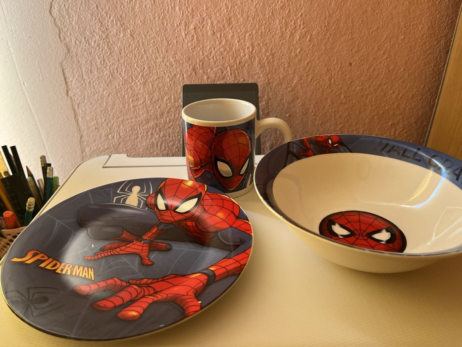 Детский сервиз Человек паук