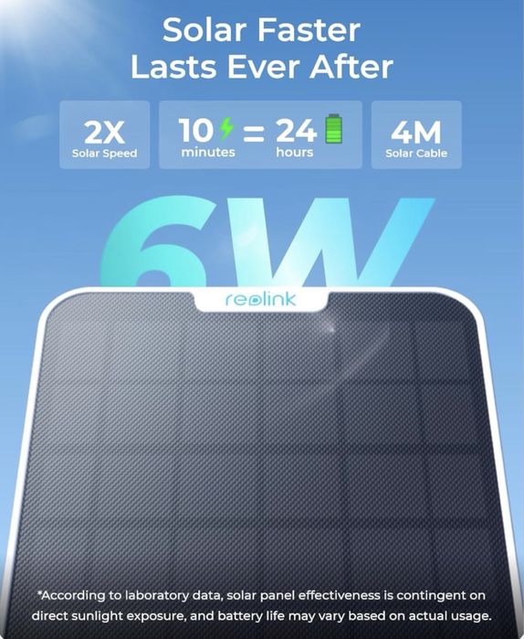 Reolink Argus Track 4K  solar 6W /опция/