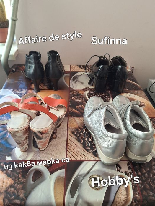 Обувки, сандали на ток, обувки на ток.