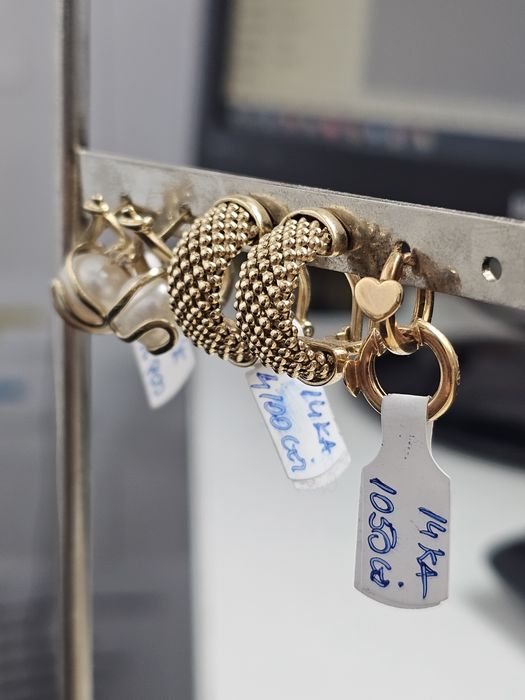 Vand cercei din aur 14 k 8.23 g cod 264