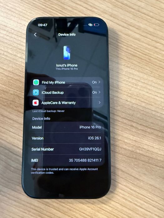 Iphone 16Pro 256Gb neverlocked