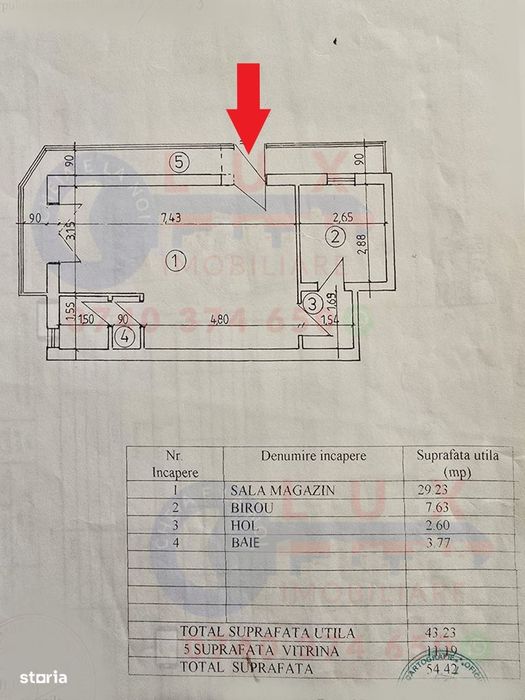 ID 6152 Spațiu comercial - DE VÂNZARE - Strada Isaccei