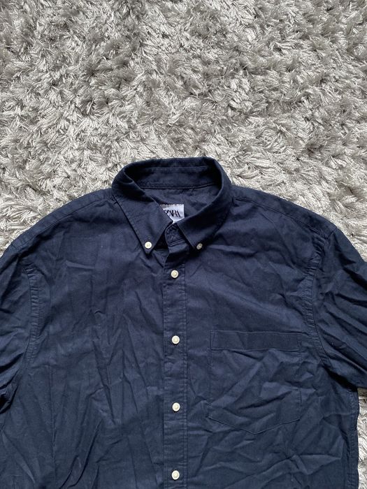 camasa bleumarin zara