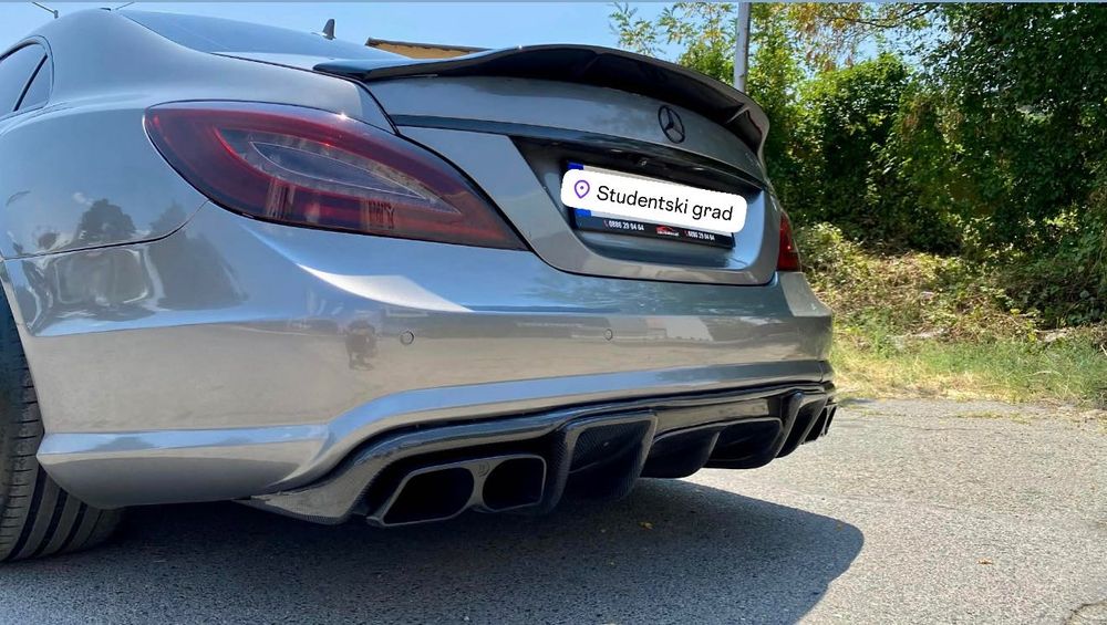 Mercedes CLS W218 Brabus Дифузьор и спойлер AMG Мерцедес ЦЛС АМГ