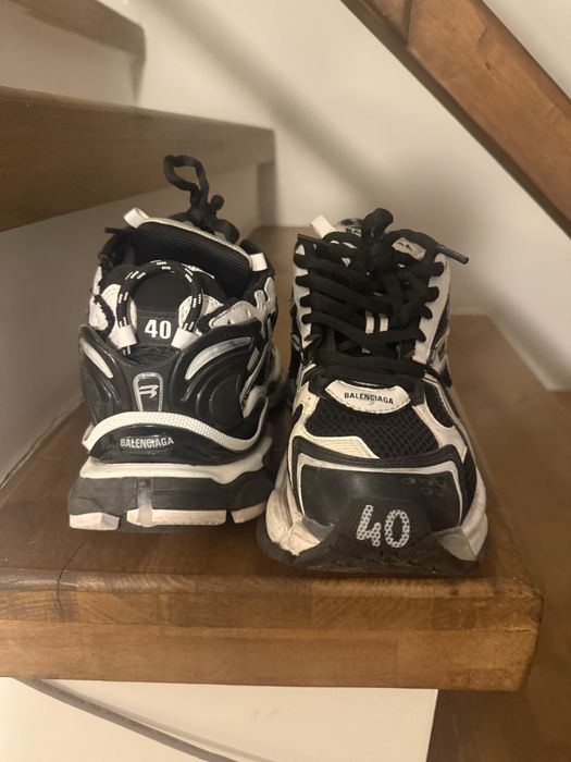 Balenciaga runners black and white