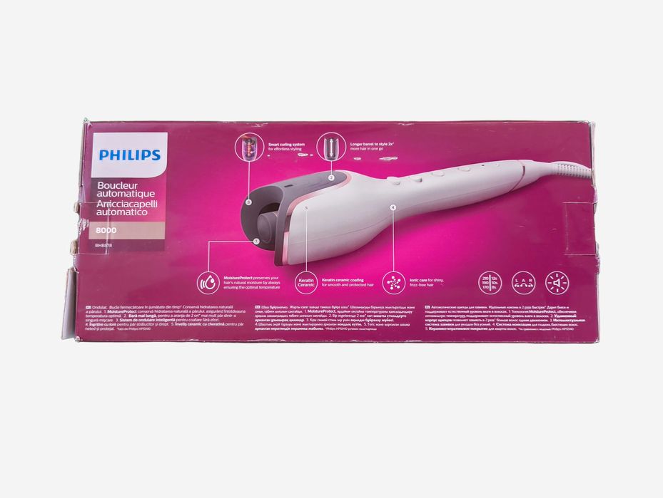 Ново! Philips MoistureProtect BHB878/00 преса за къдрене