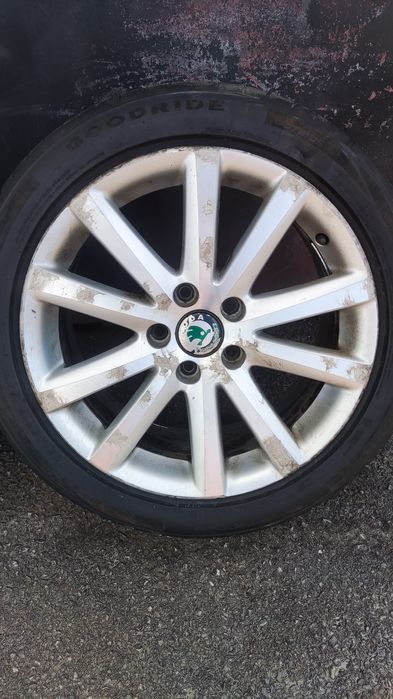 лети джанти 17 цола, 5х112м, 7.5J, ET45, 57.1m, WV, Audi, Skoda