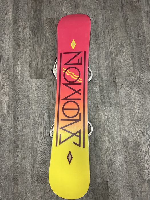 Snowboard Salomon с обувки