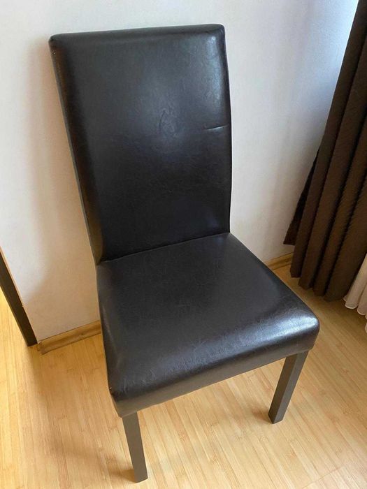 Set Masă 120X73 cm și 4 Scaune cu Spătar; Set Bucătărie Living