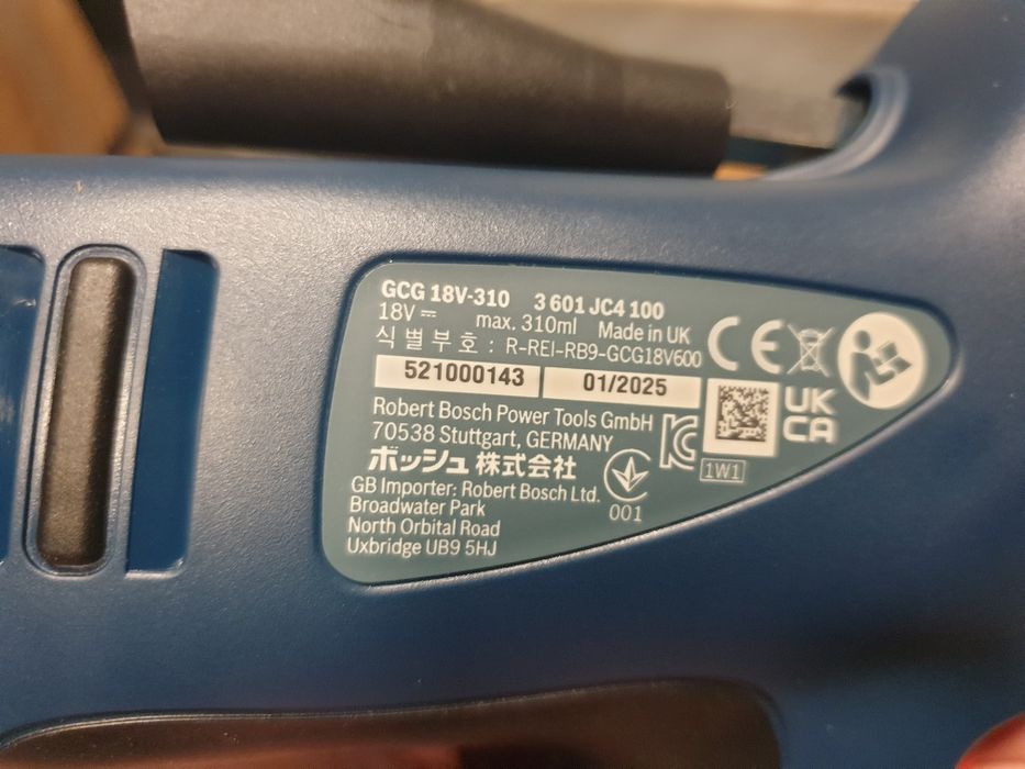 Pistol Silicon Bosch GCG 18V-310