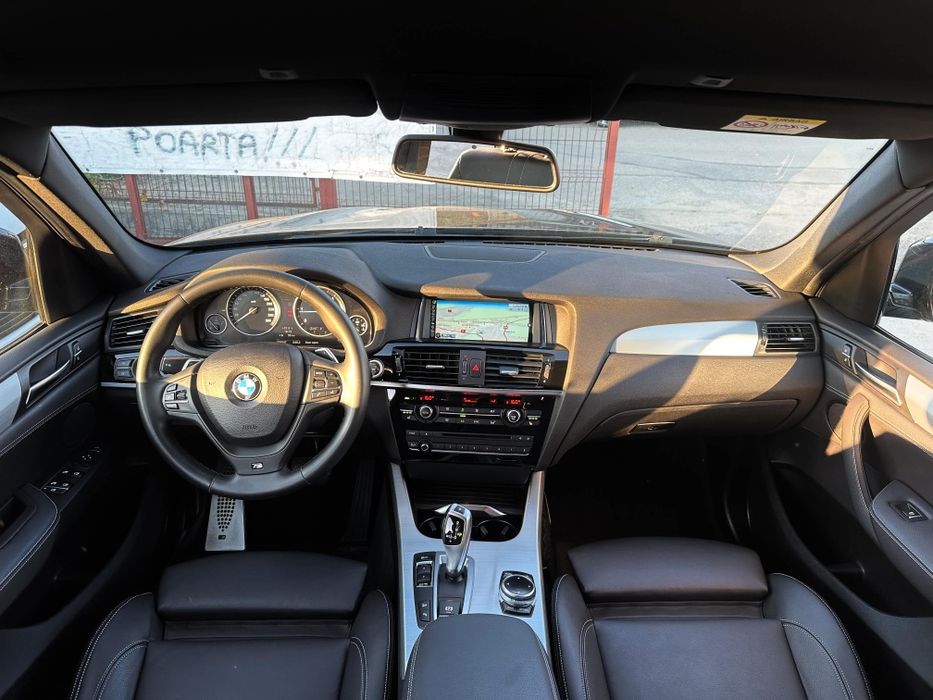 BMW X3 F25 X-Drive Euro6 M Paket 2.0d 190cp Garanție Moduri Navigație încălzire xenon automata pilot climă acte Luxemburg Piele b47