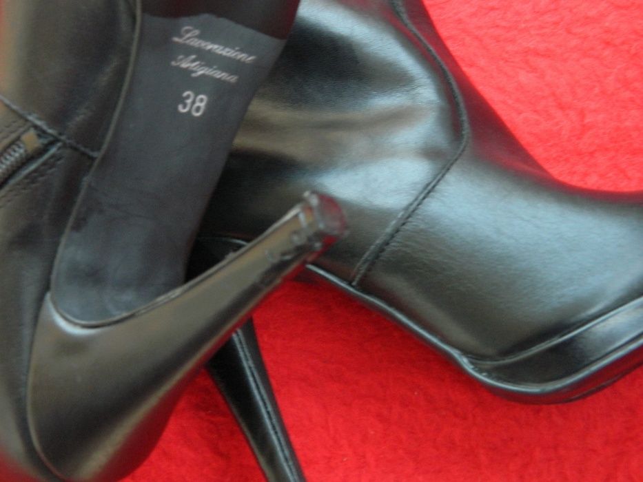 Cizme de piele naturala peste genunchi marimea 38