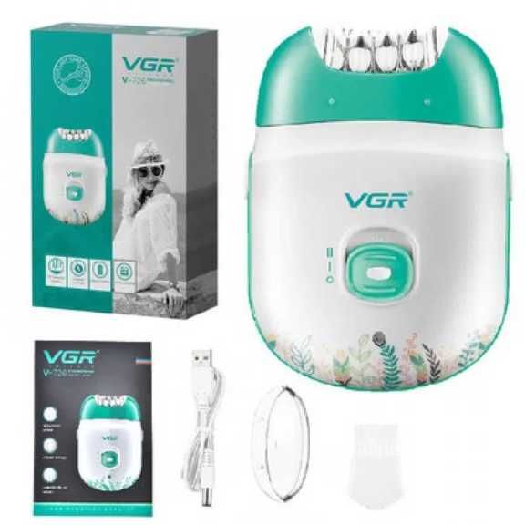 !!!БЕЗПЛАТНА ДОСТАВКА!!! Акумулаторен женски епилатор VGR V-726