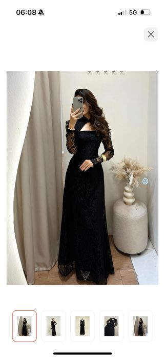 Вечернее платье Amante черный, графит