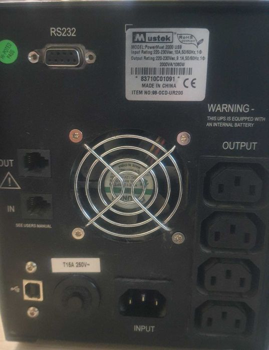 UPS 2000w Mustek PowerMust 2000