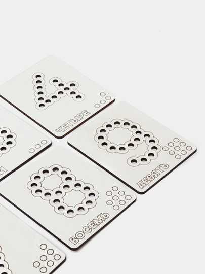 Детский игровой коврик пазл алфавит