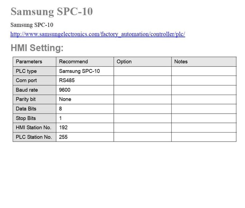 Modul PLC samsung SPC-10DR
