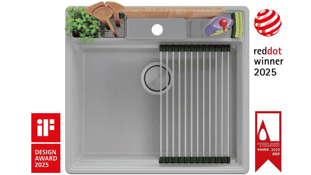 Сева кухненска мивка от гранит Ню Йорк 60 Multispace 580 x 530 мм