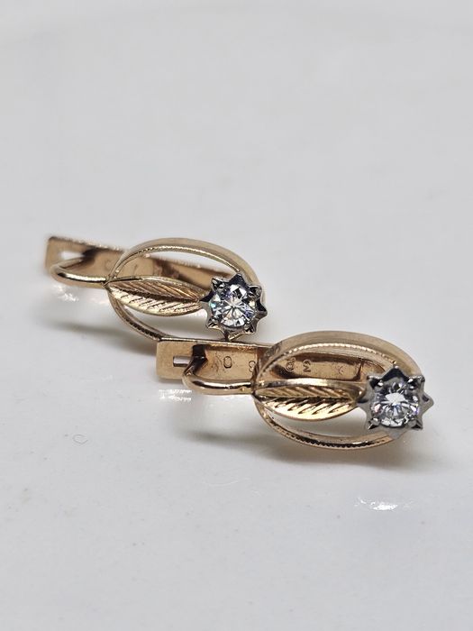 Серьги 583СССР бриллианты Ереван