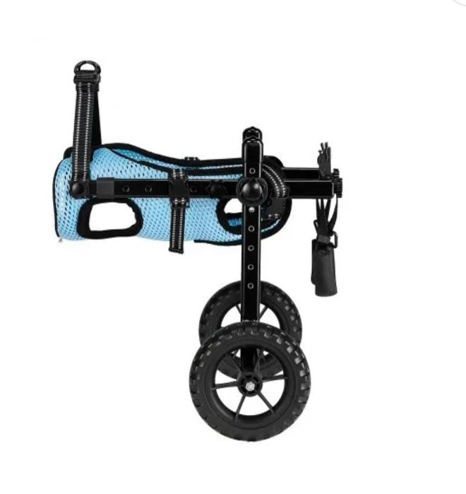 Scaun cu rotile nou pentru catei cu probleme la picioarele din spate