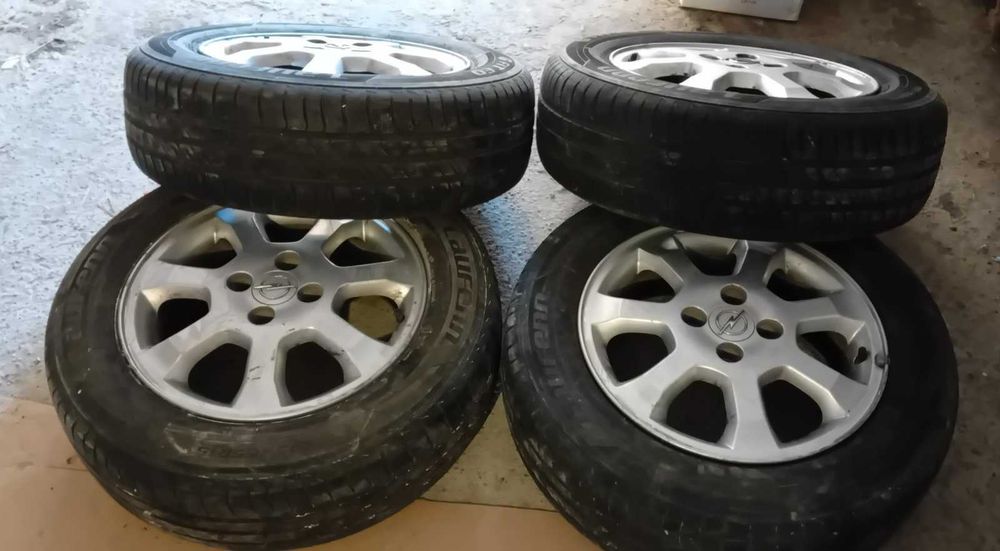 Алуминиеви джанти 4х100 за Opel Astra, с гуми 195/65R15