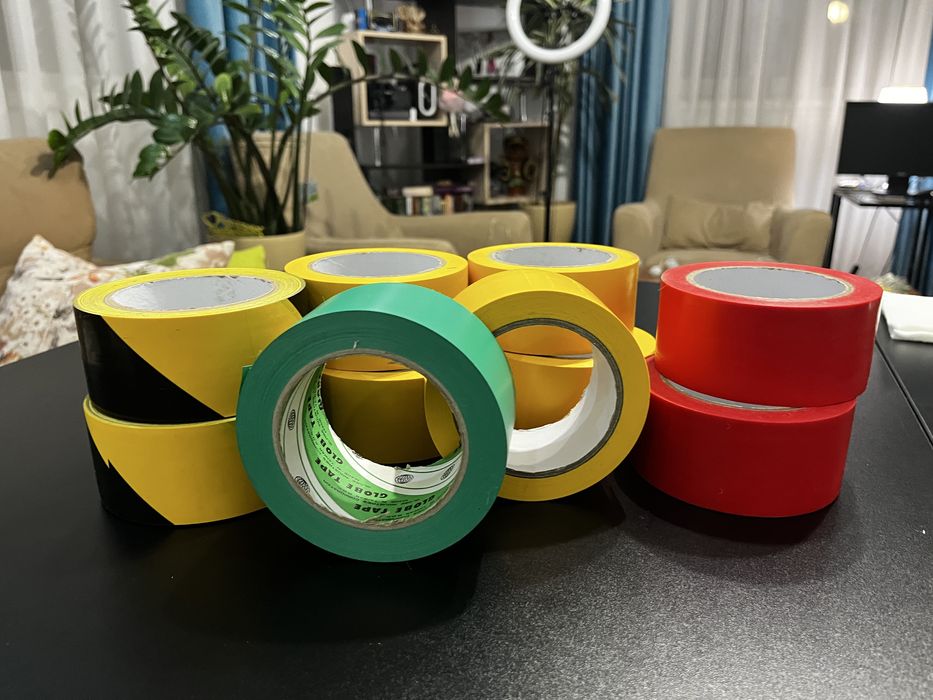 Сигнальная лента для разметки и маркировки, 130мкр, 33м50мм