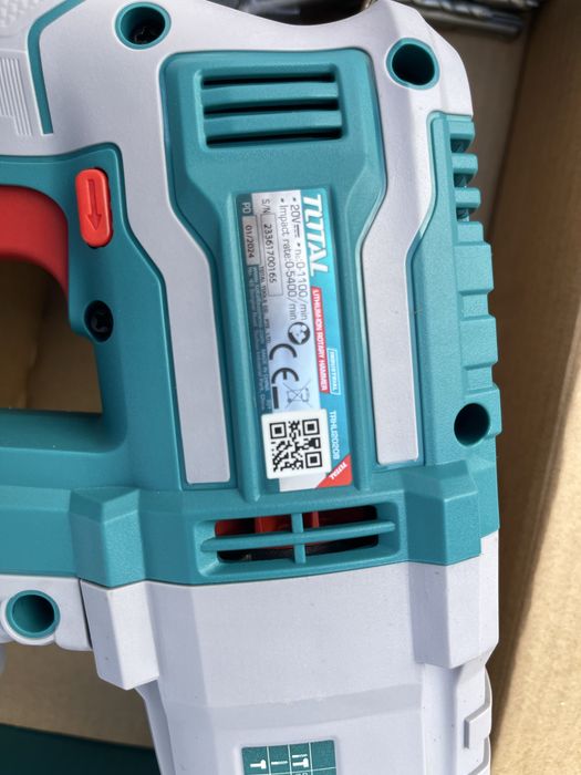 Ciocan rotopercutor Total pe acumulator 20 v Brushless motor