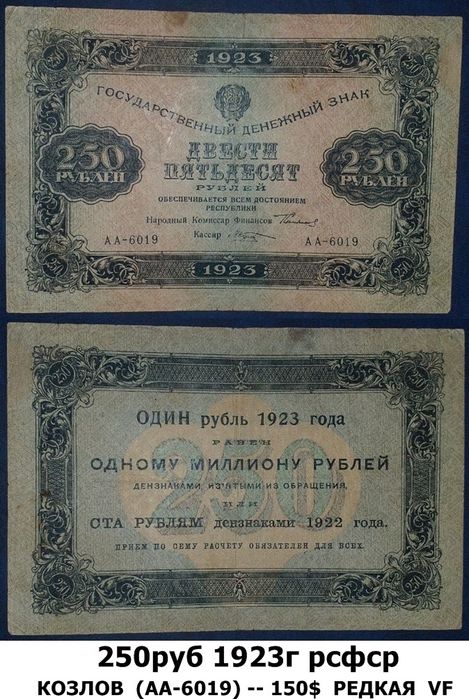 Бумажные Россия и РСФСР.