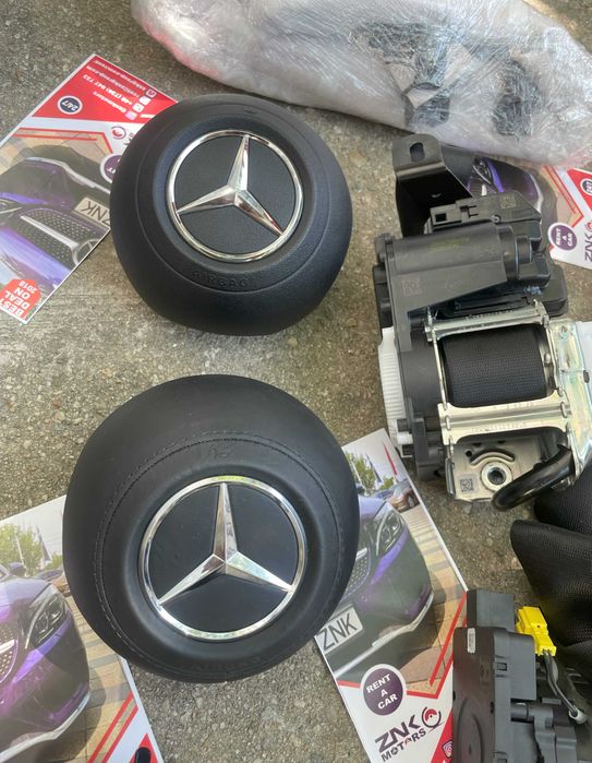Mercedes Benz S w223 airbag volan piele set centuri de siguranta