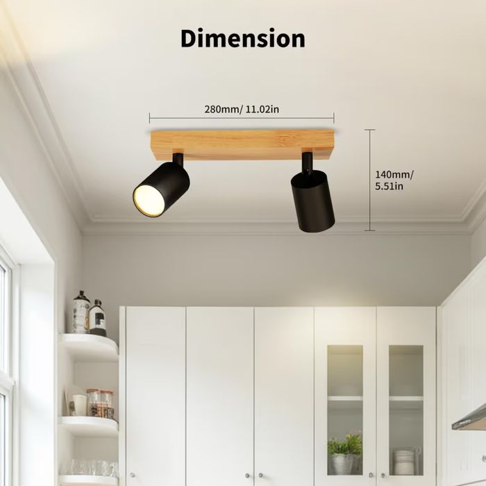 LED таванна лампа