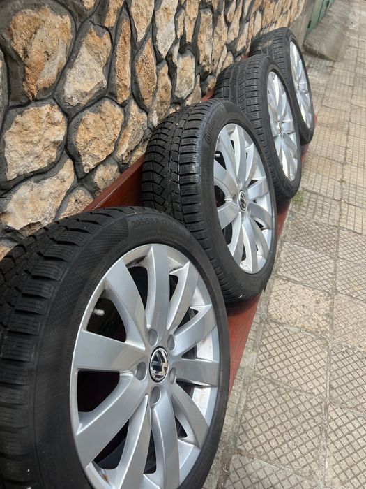 Джанти с гуми 17 5х112 Фолксваген Djanti s gumi 17 5x112 VW Originalni