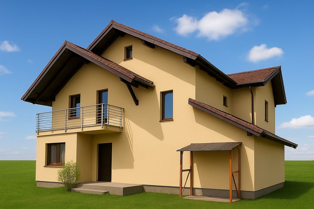 Casa cu teren 550m Stupini