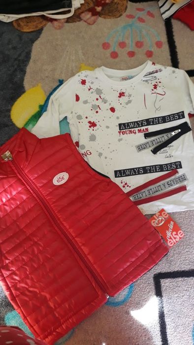 Нова грейка и блузка за 3-4г