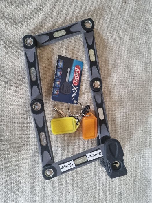 Antifurt bicicleta (lacat) Abus X Plus Bordo. Impecabil.