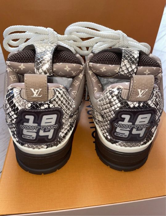 Adidasi Louis Vuitton Skate Snake Mocha