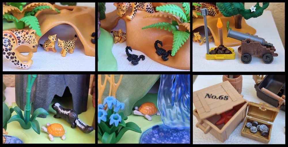 Colectie Playmobil 4073 reinterpretat cu multe accesorii