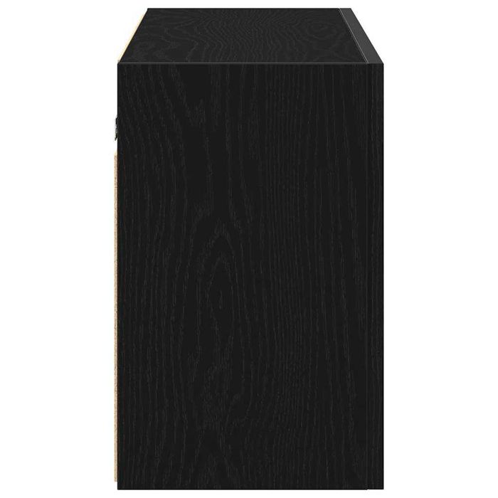 Dulap de baie suspendat, 100x25x40 cm, lemn stratificat, negru VidaXL