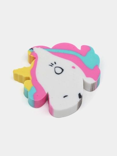 Ластик в виде единорога (2пары) 4штуки