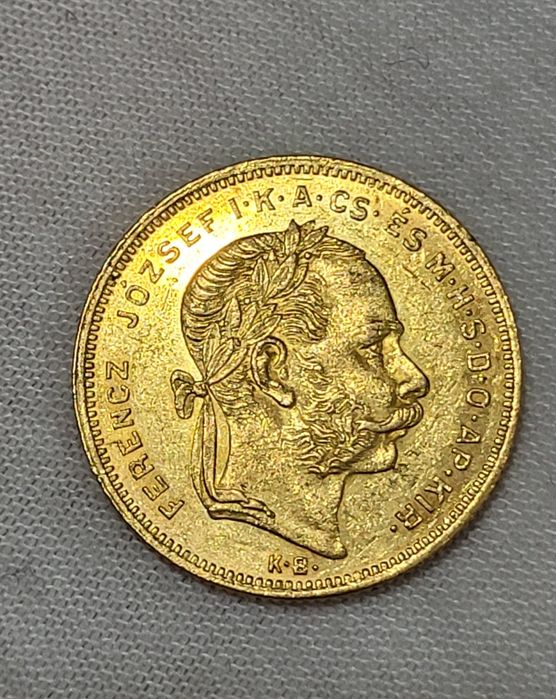 Moneda 20 franci 1878 Aur Ungaria bani vechi