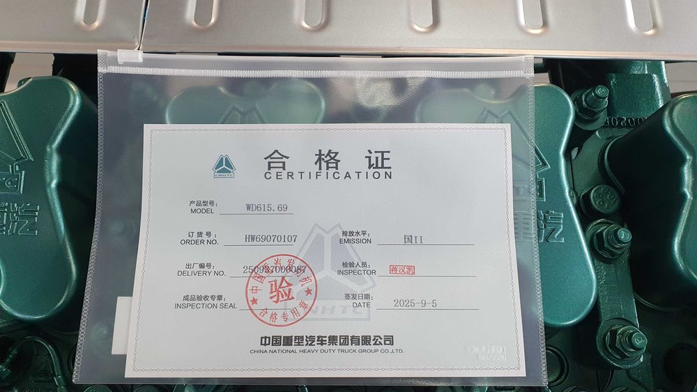Дизельный двигатель HOWO WD615.69