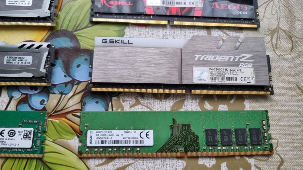 Lot placute ram ddr4