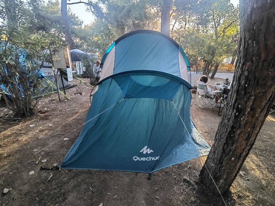 Trimm Eagle  палатка, Quechua arpenaz4.2 четириместна палатка