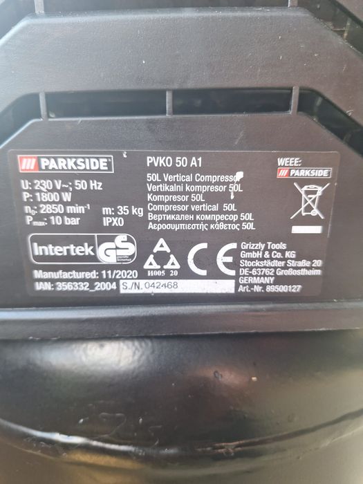 Compresor vertical 50l