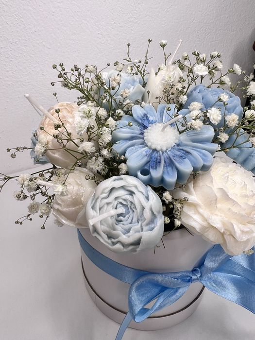 buchet realizat manual din sapun